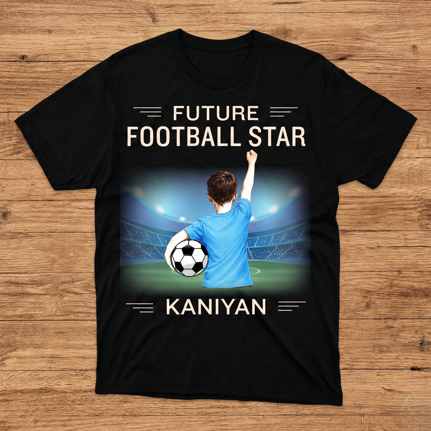 Personalized Football T-Shirts for Kids